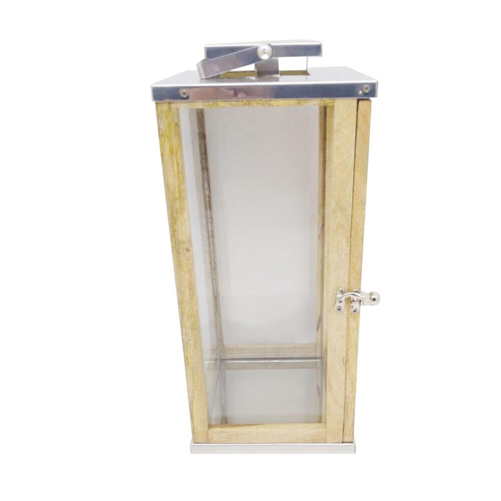 Metal And Wood Lantern