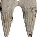 Antique Metal Angel Wings Wall Decoration - Indoor/Outdoor Wall Art for Home, Bedroom, Living Room, Garden, Memorial Day Sympathy Gift(S)