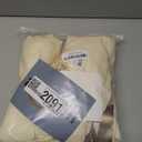 Waterproof 90% Polyester, 10% Spandex Seat Covers for Dining Room Chairs Set of 6, Stretch Dining Chair Slipcovers, Kitchen Chair Seat Covers, Non-Slip & Washable (Beige) (Standard-6 PCS)