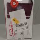 Sunbeam XL Back Neck and Shoulder Heat Therapy 12 x 24 with Auto Shut Off 6 Settings Machine-Washable Comfortable Microplush Fabric - Burgundy