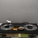 Propane Gas Cooktop 2 Burners Stove portable gas stove Tempered Glass Double Auto Ignition Camping Burner LPG for RV, Apartments, Outdoor