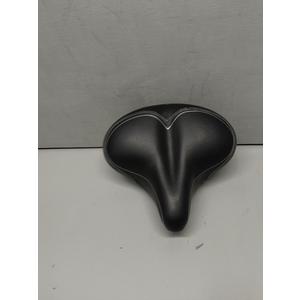 Bikeroo Extra Wide Replacement Saddle - Fits Indoor & Outdoor Bicycles - Steel Spring & Elastomer Suspension - Center Cutout - Memory Foam
