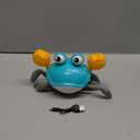 PintreeLand Crawling Crab Baby Toys Upgrade Version  3 Speed & Music Control, Infant Tummy Time Interactive Walking Toddler Toy for 3 4 5 6 7 8 9 10 11 12 Year Old Boys or Girls (Blue)