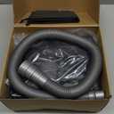 Spopal Portable Shower Pan, Foldable Shower Base & Basin Floor with Detachable Drain Pipe, for RV, Outdoor,Indoor Shower Stall Enclosures (Black)