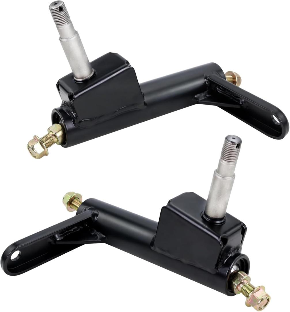 Left&Right Spindle Steering Knuckle for coleman kt196 go kart parts Fits For Coleman CK196-T, KT194,KT196,196cc 6.5 Hp Gas Powered Go-Karts,Replacement 4-Wheeler Quad Parts for steering spindle