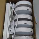 EZVALO 6-Pack Under Cabinet Lighting, Rechargeable Motion Sensor Puck Light with Remote, 3 Color Temps &12 RGB Colors, Magnetic Stick on Light, Dimmable Under Counter Light for Kitchen, Home Decor (White)