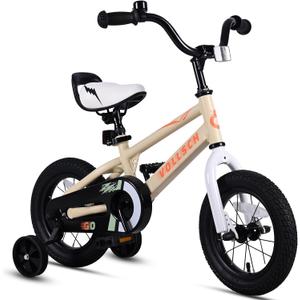 vollsch 12 14 16 Inch Kids Bike for Ages 2-8 Years Old Boys Girls Toddlers BMX Style Bicycle with Training Wheels & Coaster Brake, Multiple Colors