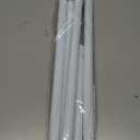 Spring Tension Curtain Rod 32-76 inch, Adjustable Expandable Tension Curtain Rod No Drilling, Tension rods for Window Doorway Kitchen Curtain, White