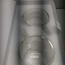 Large Double Walled Glass Coffee Mugs Beer Cups 24oz set of 2, Insulated Clear Borosilicate Glass Tea Lemonade Cups with Handle