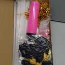 ZJDHPTY Black and Gold Party Decorations 4 Set Balloon Stand Table Centerpieces for Men's Women's Birthday Wedding Retirement Anniversary New Years Graduation Decorations 2026