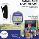 PINGKO Outdoor Multi-Function Portable Sport Pedometer Step/Distance/Calories/Counter
