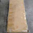 YITAHOME King Size Bed Frame with RGB LED Lights & Storage Bookcase Headboard, Upholstered Bed with Charging Station and 4 Drawers, No Box Spring Needed, Easy Assembly, Noise-Free, PU Leather Black