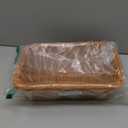 12" Poly Wicker Bread Basket, Hand Woven Food Storage Room Organizer, Fruits, Vegetables and Snacks Tabletop Food Serving Basket, Restaurant, Hotel Service, Brown (12 x 8 x 4 inches, Pack of 1)