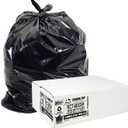 Aluf Plastics 55 Gallon Trash Bags Heavy Duty - (Huge) - 2.0 MIL Thick (equiv) - 38" x 58" - Garbage Bags for Toter, Contractors, Lawn, Leaf, Yard Waste, Kitchen, Industrial, Black, 50 Pack