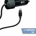 ZGear High Power Lightning Cable Car Charger - Black