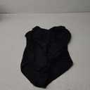 B2prity One Piece Swimsuit for Women Adjustable Double Strap V Neck Bathing Suit Tummy Control Slimming Swimwear (X-Large, Black)