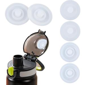 6Pcs Water Cup Leak Stopper Cup Lid Silicone Stopper Plug Bottle Round Spill Proof Stopper Replacement for Tumbler Caps Water Bottle Lid Belly Accessory
