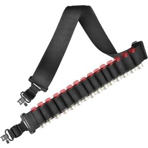 ZZY Shotgun Sling with Shell Holder Shotgun Sling for 12ga Gun Sling for Shotgun with 15 Shell Holders Gun Sling