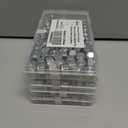 4 x 70Pieces 5/16"-18 Inch Nylon Lock Nuts,SpzcdZa 304(A2-70) Stainless Steel LockNuts for Industrial and Construction Fasteners;Standard Metric Thread Nylock Nuts