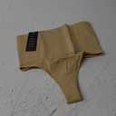 Tummy Control Thong Shapewear for Women High Waist Shaping Underwear Seamless Body Shaper Panties Girdle (Medium, #18 Beige (Classic))