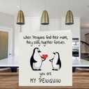 11 x Romantic Anniversary Card - "You Are My Penguin" - Cute Greeting Card for Wife/Husband, Boyfriend/Girlfriend, Partner, or Fiance - For Valentine's Day, Wedding or Birthday - 5.7" x 5.7" w/ Envelope