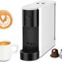 CHULUX RectoCaf Espresso Machine for Nespresso Original Capsule Pod, 20 Bar Professional Italian Pump Coffee Machine, Extra Mini Espresso Maker for Home & Office, White