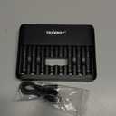 Tenergy TN477U 8-Bay Fast Charger for AA/AAA Ni-MH/NICD Rechargeable Batteries with Micro USB and USB C Inputs