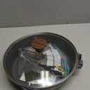 SENSARTE Nonstick Skillet, Deep Frying Pan 10/11/12-inch, Saute Pan with Lid, Stay-cool Handle, Healthy Stone Cookware Cooking Pan, Induction Compatible (10-Inch/3.5QT) (Gray)