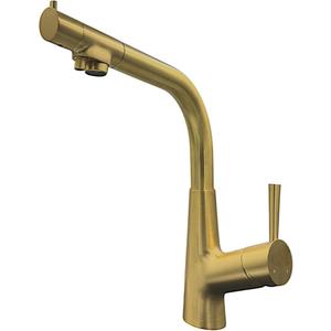 WEWE Kitchen Faucets with Pull Down Sprayer, Stainless Steel Single Handle 1 Hole for Family Kitchen Commercial Camper Laundry Rv Bar, Matte Black