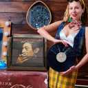 Vinyl Record Storage Record Crates for Vinyl Record Holder Wooden LP Record Storage Vinyl Crate Holds Up to 50 Record (Retro Color (1 Pack)), vintage brown