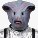 3D Realistic Alien Mask Alien Latex Full Head Masks UFO Prank Costume Mask for Adult Halloween Cosplay Party Props Scary Party Decoration Novelty Mask