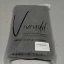 vivrudil Decorative Chenille Luxury Throw Pillow Covers with Wide Edge, Textured Solid Pillowcases, Soft Velvet Cushion Cover Home Décor for Couch Sofa Living Room, 18×18 Inch, Set of 2, Dark Brown