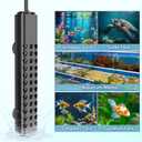 200W Aquarium Heater for 20-40 Gallon with Auto Shut-Off When Leaving Water—Submersible Fish Tank Heater, Dry-Burn & Overheat Protection, Explosion-Proof, Freshwater Saltwater Turtle Tank