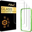 Ailun 3 Pack Screen Protector for iPhone 17 / iPhone 16 Pro [6.3 inch] with Installation Frame, Dynamic Island Compatible, Case Friendly[Not for iPhone16/16Plus/16Pro Max/17Pro/17Pro Max/Air]