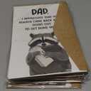 Pack of 10 Pawzity Funny Fathers Day Card - Happy Fathers Day Cards for Dad from Daughter, Son, Kids - Funny Cards for Dad, Daddy - Single 5.3''x 8'' Folded Cute Greeting Card with Envelope