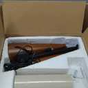 Floor Lamp for Living Room, Wood 3 Color Temperatures & Linen Shade, Modern Reading Standing Lamp with 9W LED Bulb, Mid Century Night Light for Farmhouse, Bedroom, Office (Brown)