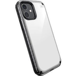 Speck Products Presidio2 Armor Cloud iPhone 12, iPhone 12 Pro Case, Clear/Black/White Hot/Black/Black (138485-9254)
