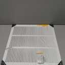 Fancat 18x18 Duct Opening | Steel Return Air Grille | Vent Cover Grill for Sidewall and Ceiling | HVAC Cold Air Intake Grille | White | Outer Dimensions: 19.75"W X 19.75"