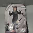 Cat Costume For Girls,Black Cat Noir Costume For Kids Dress Up,Prefect for Halloween,Animal Dress Up Party (Black, M)