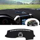 CARTIST Dashboard Cover Mat for 2015-2018 2019 2020 Ford F-150 F150 Accessories Dash Cover Flannel Dash Mat Sunshade Glare UV Rays Protector(Without HUD)