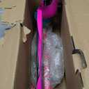 Self Balancing Kick Scooter with Light Up Wheels, Extra Wide Deck, 3 Wheel Platform, Foot Activated Brake, 75 lbs Limit, Kids & Toddlers Girls or Boys, for Ages 3 and Up (Barbie)