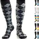 NEWZILL Medical Compression Socks for Women & Men, 20-30 mmHg Knee-High Support for Circulation, All-Day Comfort for Work Travel Running Cycling and Fitness