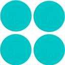 Silicone Bowl Lids fit Pyrex Glass Bowls 7200-PC 2 Cup, Yodecy Silicone Bowl Lids fit Anchor Hocking Glass Bowls 7200-PC 2 Cup,Replacement Lids 4.76in(4 Pack Blue-green,Container not Included)
