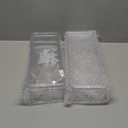 Tatuo 2 Pcs Cable Organizer Box with Wire Ties, Plastic Cord Storage Box with Lid, Electronics Organizer for Home Office Desk Organizers and Accessories (Clear)