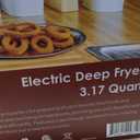MegaChef Electric Oil Deep Fryer with Adjustable Temperature Control and Timer (3.17 Quart)