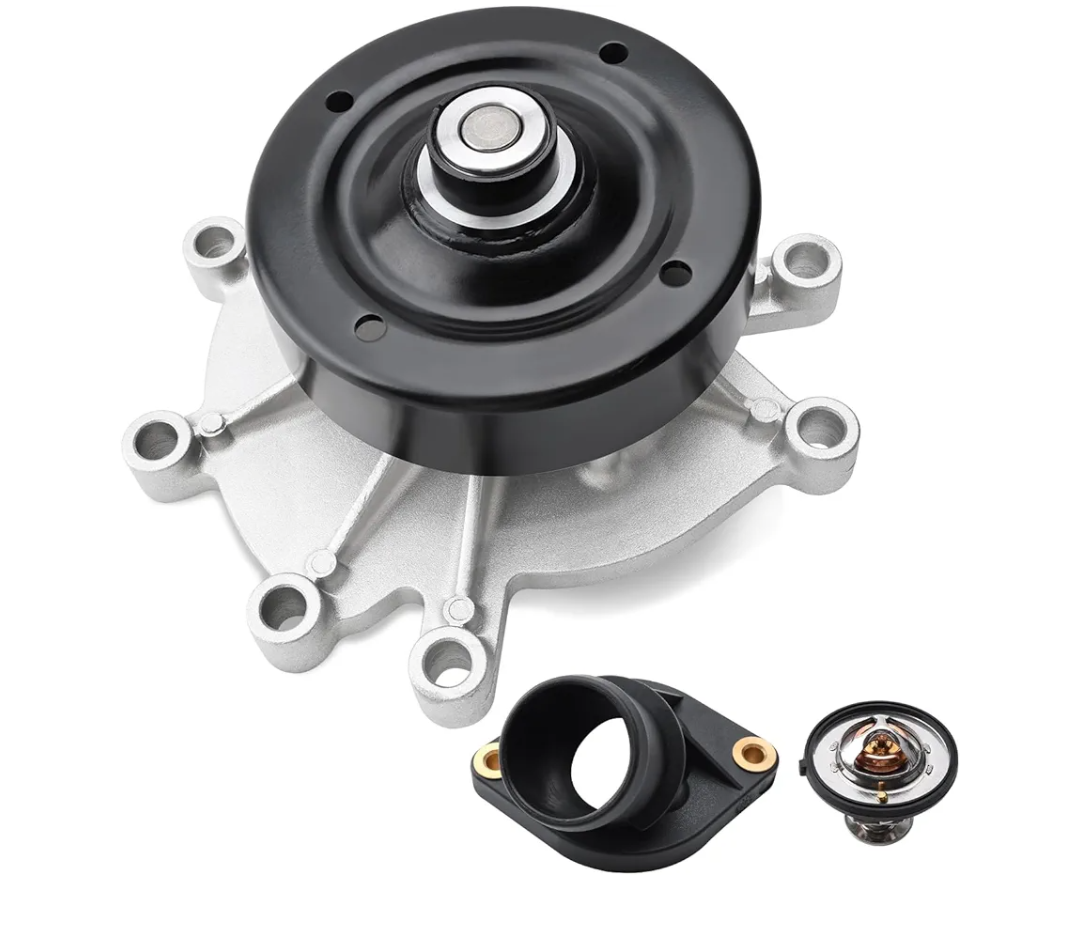 Water Pump Thermostat Kit Compatible with Aspen & Dodge Dakota Durango Nitro RAM 1500 Pickup & Commander Grand Cherokee Liberty & Raider RAM 1500 Dakota 3.7L 4.7L Engine OE AW7163 1204350 68045797AA ----- missing 2 items