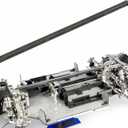 Carbon Fiber Center Brace Bar for Arrma 1/7 F1 Felony/Infraction/Limitless 6S, Center Brace Rod Kit Part,Upper Top Central Chassis Support Bar, Front Frame Post End Lightweight Replace Part ARA320503