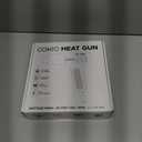 1600W Heat Gun, Hot Air Gun with 2 Temp Settings, 4 Nozzles, Overheat Protection, for Shrink Tubing, Shrink Wrap, Crafting, Resin, and DIY Projects - Yellow