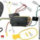 Tekonsha 118405 T-One T-Connector Harness, 4-Way Flat, w/Circuit Protected ModuLite Module, Compatable with 2014-2018 Mazda 3, 2003-2008 Mazda 6, 2007-2012 Mazda CX-7, 2007-2017 Toyota Camry, 2014-2019 Toyota Corolla, 2007-2014 Toyota FJ Cruiser Black