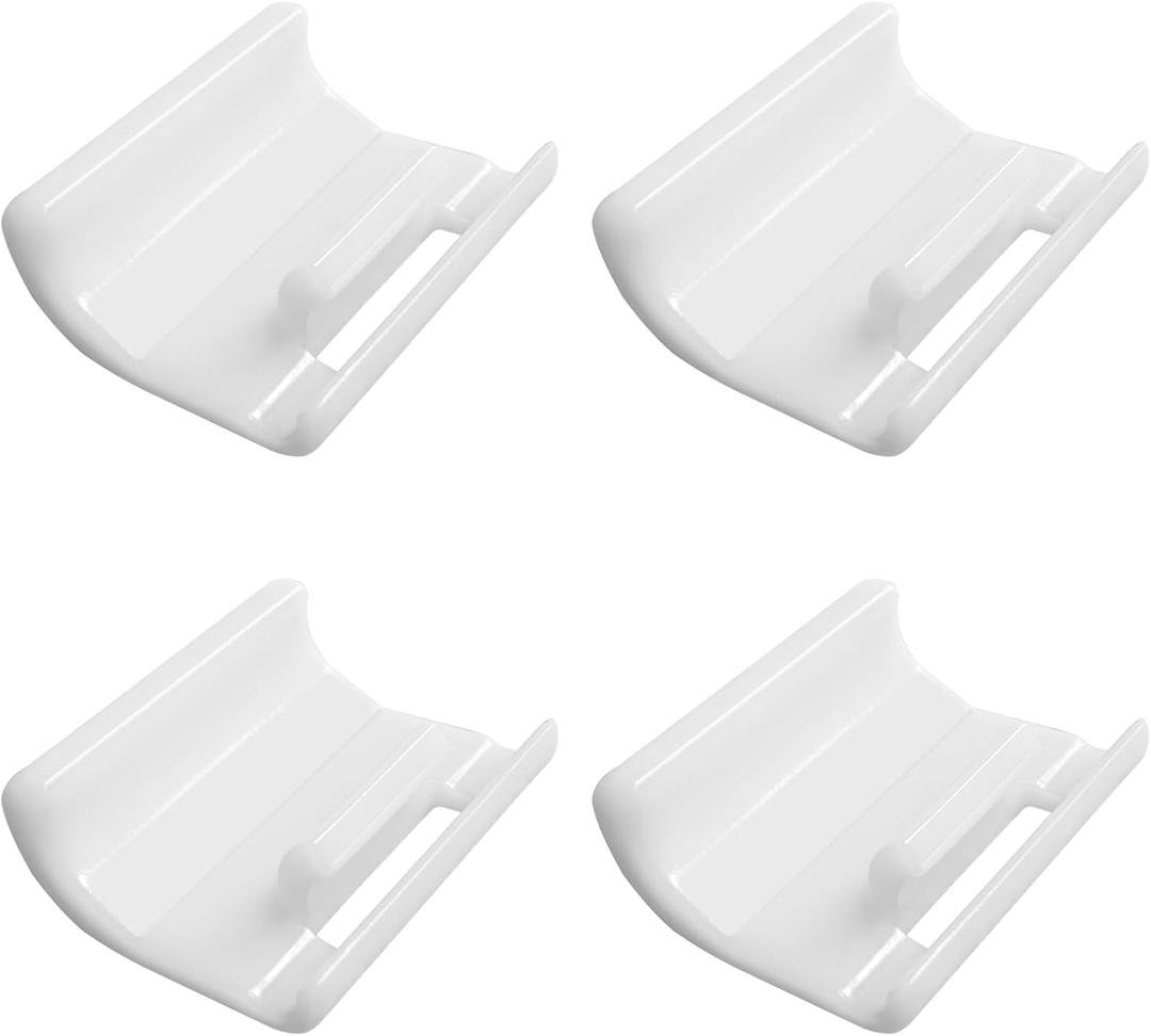 Qty 4 The Pool Cleaner 896584000-099 Front Skirt A, Compatible with Hayward Poolvergnuegen 2X 2-Wheel 4X 4-Wheel and Pressure Side Automatic Cleaners, White
